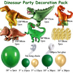 105pcs Dinosaur Balloons Garland Kit for Birthdays Baby Showers Decoration and comes with T Rex, Velociraptor, Brontosaurus - Originalsgroup