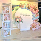 Transparent Name Box Letter Balloons Balloon Arch Kit Table Arch Ballon Stand Baby Shower First 1st Birthday Party Decorations - Originalsgroup