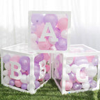 Transparent Name Box Letter Balloons Balloon Arch Kit Table Arch Ballon Stand Baby Shower First 1st Birthday Party Decorations - Originalsgroup