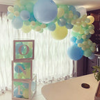 Transparent Name Box Letter Balloons Balloon Arch Kit Table Arch Ballon Stand Baby Shower First 1st Birthday Party Decorations - Originalsgroup