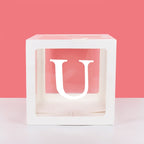 Transparent Name Box Letter Balloons Balloon Arch Kit Table Arch Ballon Stand Baby Shower First 1st Birthday Party Decorations - Originalsgroup