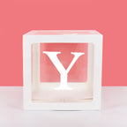 Transparent Name Box Letter Balloons Balloon Arch Kit Table Arch Ballon Stand Baby Shower First 1st Birthday Party Decorations - Originalsgroup