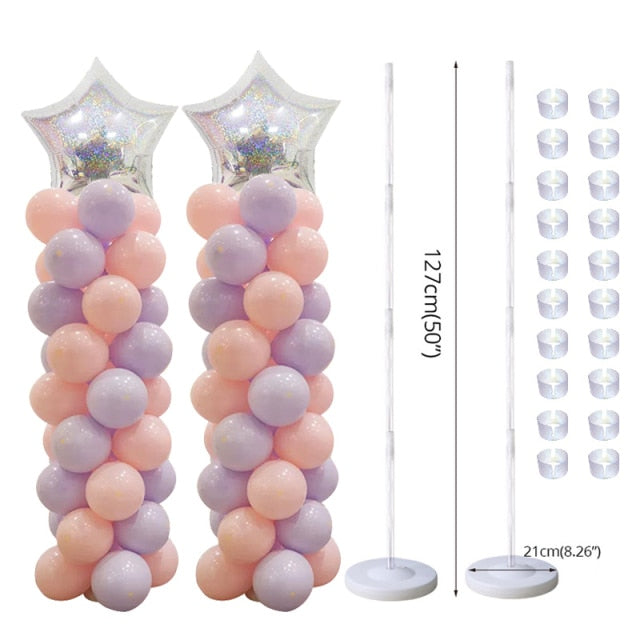 Transparent Name Box Letter Balloons Balloon Arch Kit Table Arch Ballon Stand Baby Shower First 1st Birthday Party Decorations - Originalsgroup