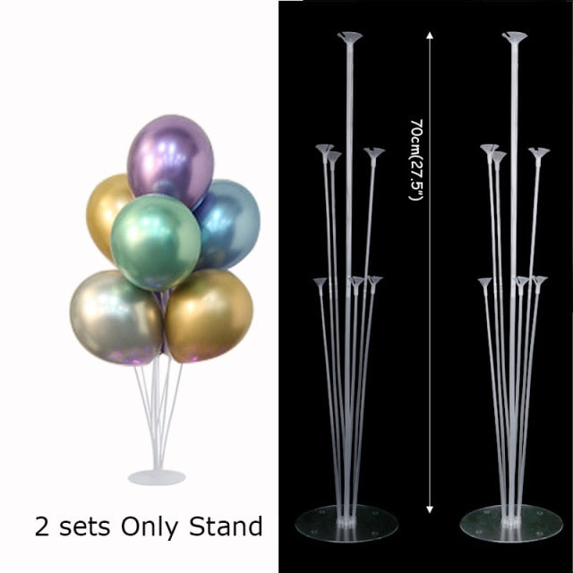 Transparent Name Box Letter Balloons Balloon Arch Kit Table Arch Ballon Stand Baby Shower First 1st Birthday Party Decorations - Originalsgroup
