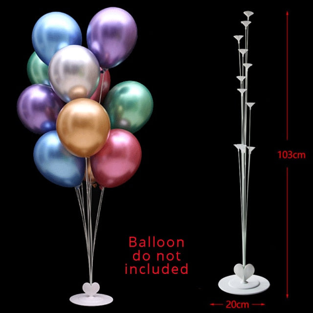 Transparent Name Box Letter Balloons Balloon Arch Kit Table Arch Ballon Stand Baby Shower First 1st Birthday Party Decorations - Originalsgroup