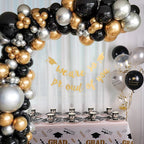 Black Gold Balloon Garland Arch Kit Chrome Gold Latex Ballon Happy Birthday Party Decor Kids Adult Wedding Baby Shower Balloons - Originalsgroup