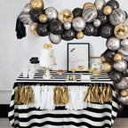 Black Gold Balloon Garland Arch Kit Chrome Gold Latex Ballon Happy Birthday Party Decor Kids Adult Wedding Baby Shower Balloons - Originalsgroup