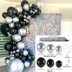 Black Gold Balloon Garland Arch Kit Chrome Gold Latex Ballon Happy Birthday Party Decor Kids Adult Wedding Baby Shower Balloons - Originalsgroup