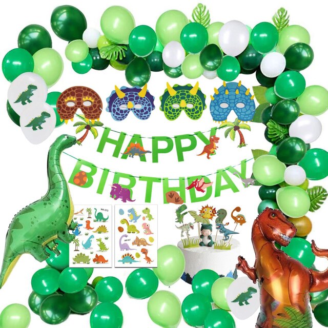 First Birthday Party Balloon Boy Dinosaur Birthday Balloon Arch Kit Dinosaur Balloon Banner Dinosaur Balloon Garland 40a - Originalsgroup