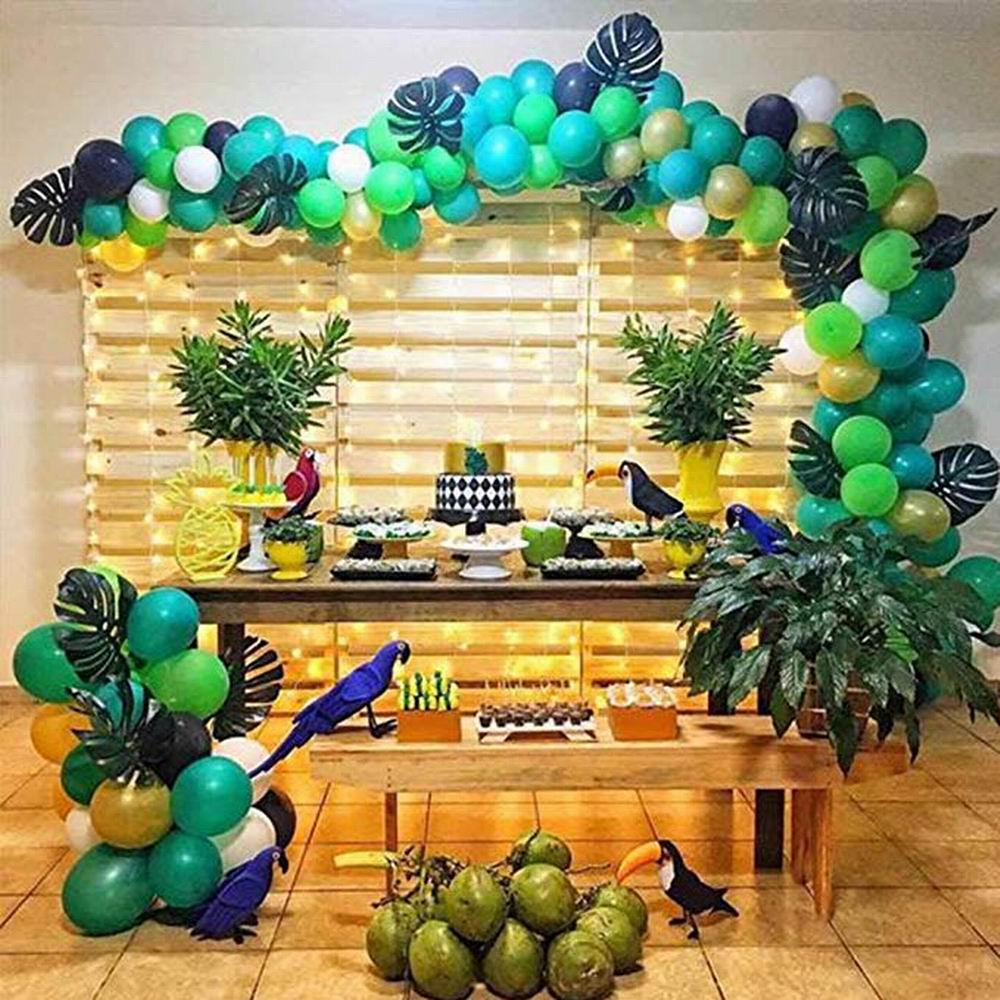 106pcs Animal Balloons Garland Kit Jungle Safari Theme Party Supplies Favors Kids Boys Birthday Party Baby Shower Decorations - Originalsgroup