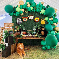 106pcs Animal Balloons Garland Kit Jungle Safari Theme Party Supplies Favors Kids Boys Birthday Party Baby Shower Decorations - Originalsgroup