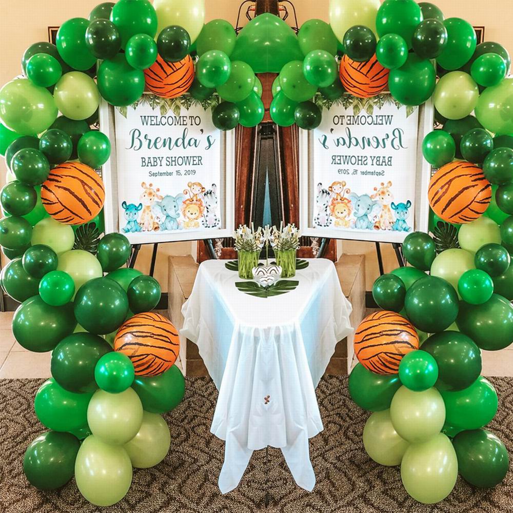 106pcs Animal Balloons Garland Kit Jungle Safari Theme Party Supplies Favors Kids Boys Birthday Party Baby Shower Decorations - Originalsgroup