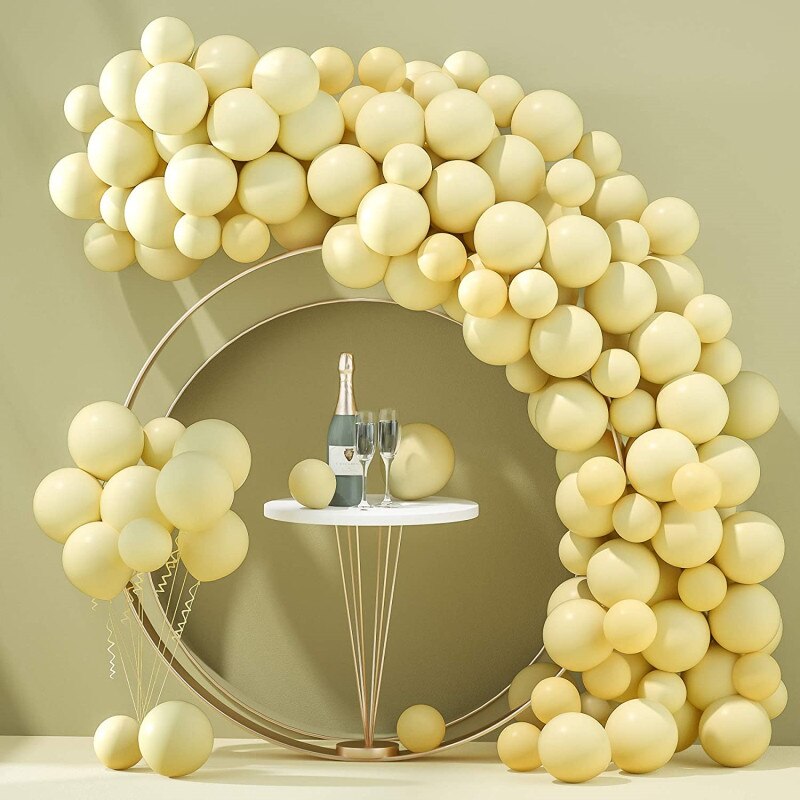 50/100pcs 5/10/12inch Candy Macaron Balloons Wedding Decoration Balloon Garland Arch Kit Rainbow Birthday Party Helium Baloon - Originalsgroup