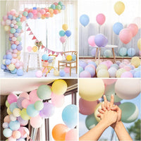 50/100pcs 5/10/12inch Candy Macaron Balloons Wedding Decoration Balloon Garland Arch Kit Rainbow Birthday Party Helium Baloon - Originalsgroup