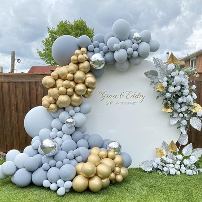 50/100pcs 5/10/12inch Candy Macaron Balloons Wedding Decoration Balloon Garland Arch Kit Rainbow Birthday Party Helium Baloon - Originalsgroup