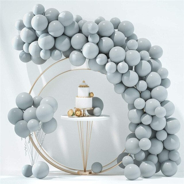 50/100pcs 5/10/12inch Candy Macaron Balloons Wedding Decoration Balloon Garland Arch Kit Rainbow Birthday Party Helium Baloon - Originalsgroup