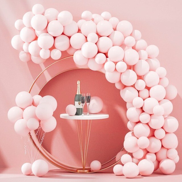 50/100pcs 5/10/12inch Candy Macaron Balloons Wedding Decoration Balloon Garland Arch Kit Rainbow Birthday Party Helium Baloon - Originalsgroup