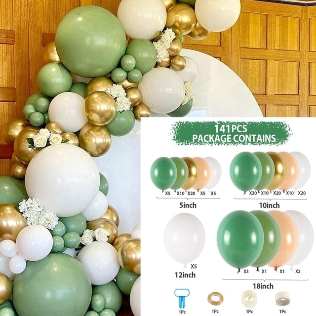 Jungle Safari Birthday Party Balloon Garland Arch Kit Animal Balloons for Kids Boys Birthday Party Baby Shower Decorations - Originalsgroup