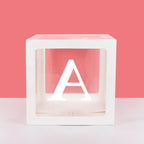 Transparent Name Box Letter Balloons Balloon Arch Kit Table Arch Ballon Stand Baby Shower First 1st Birthday Party Decorations - Originalsgroup