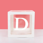 Transparent Name Box Letter Balloons Balloon Arch Kit Table Arch Ballon Stand Baby Shower First 1st Birthday Party Decorations - Originalsgroup