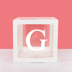 Transparent Name Box Letter Balloons Balloon Arch Kit Table Arch Ballon Stand Baby Shower First 1st Birthday Party Decorations - Originalsgroup