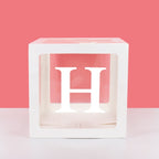 Transparent Name Box Letter Balloons Balloon Arch Kit Table Arch Ballon Stand Baby Shower First 1st Birthday Party Decorations - Originalsgroup