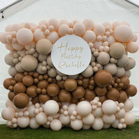 167pcs Wedding Balloons Garland Arch Kit Champagne Apricot Color Balloon Arch Party Decorations for Birthday Party Decorations - Originalsgroup