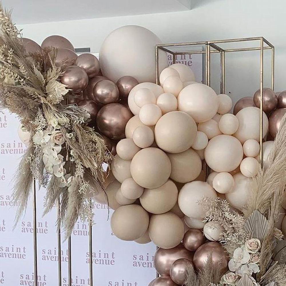 167pcs Wedding Balloons Garland Arch Kit Champagne Apricot Color Balloon Arch Party Decorations for Birthday Party Decorations - Originalsgroup
