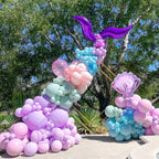 VV Macaron 5/10/12 Inch Latex Balloon Set Matte Nude&Blue Color Balloons Arch Kit Decoration for Kids Birthday Party Baby Shower - Originalsgroup