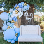 Blue Balloons Garland Kit Baloon Arch Balloon Baby Shower Decorations Boy Or Girl Baby Baptism Birthday Party Decorations Kids - Originalsgroup