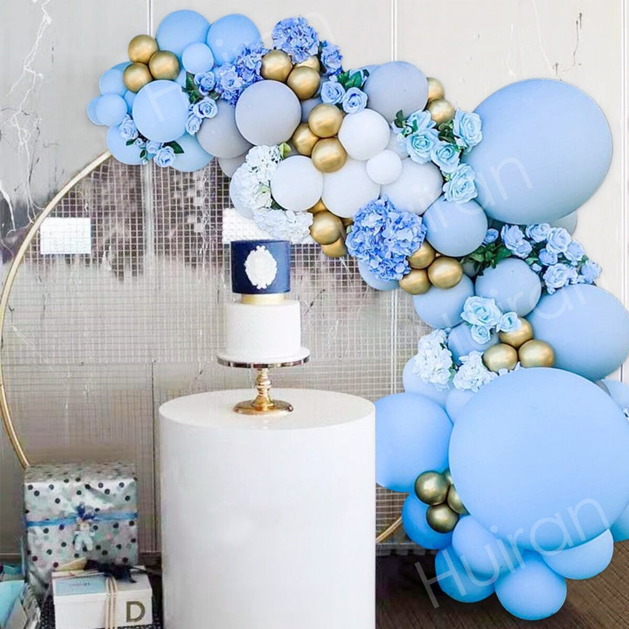 Blue Balloons Garland Kit Baloon Arch Balloon Baby Shower Decorations Boy Or Girl Baby Baptism Birthday Party Decorations Kids - Originalsgroup