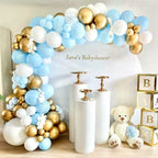 Blue Balloons Garland Kit Baloon Arch Balloon Baby Shower Decorations Boy Or Girl Baby Baptism Birthday Party Decorations Kids - Originalsgroup