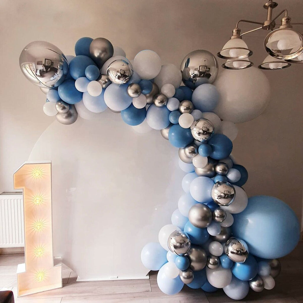 Blue Balloons Garland Kit Baloon Arch Balloon Baby Shower Decorations Boy Or Girl Baby Baptism Birthday Party Decorations Kids - Originalsgroup