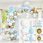 Blue Balloons Garland Kit Baloon Arch Balloon Baby Shower Decorations Boy Or Girl Baby Baptism Birthday Party Decorations Kids - Originalsgroup