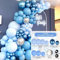 Blue Balloons Garland Kit Baloon Arch Balloon Baby Shower Decorations Boy Or Girl Baby Baptism Birthday Party Decorations Kids - Originalsgroup