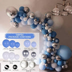 Blue Balloons Garland Kit Baloon Arch Balloon Baby Shower Decorations Boy Or Girl Baby Baptism Birthday Party Decorations Kids - Originalsgroup