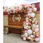 167pcs Rose Gold Balloon Garland Arch Kit Pink White Chrome Balloon Valentines Day Wedding Birthday Party Decoration Kids Globos - Originalsgroup