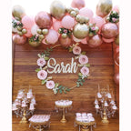 167pcs Rose Gold Balloon Garland Arch Kit Pink White Chrome Balloon Valentines Day Wedding Birthday Party Decoration Kids Globos - Originalsgroup
