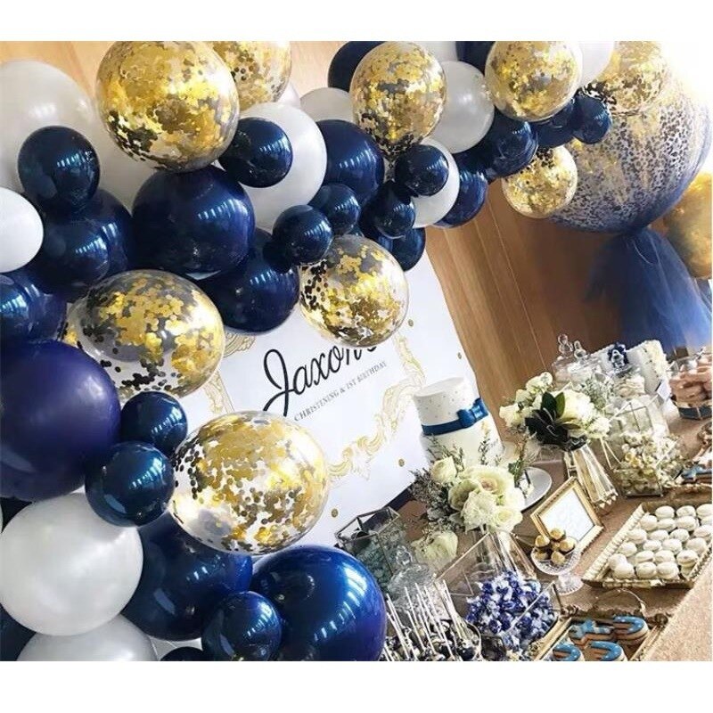 Macaron Balloons Garland Arch White Blue Confetti Pink Party Ballon Wedding Birthday Baloon Party Decor Kids Baby Shower - Originalsgroup