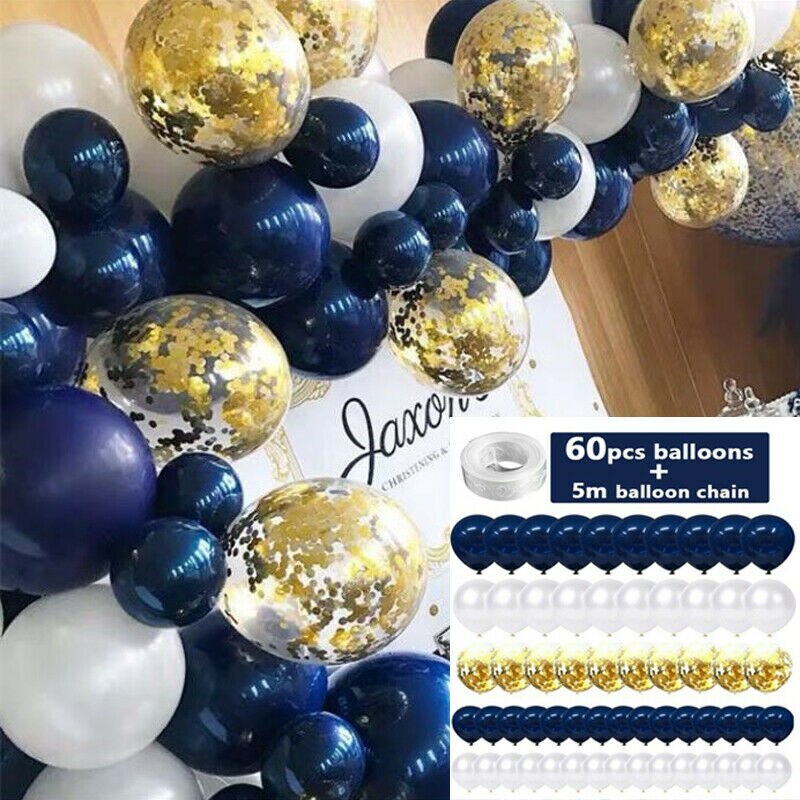 Macaron Balloons Garland Arch White Blue Confetti Pink Party Ballon Wedding Birthday Baloon Party Decor Kids Baby Shower - Originalsgroup