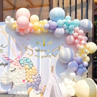 168pcs Rainbow Balloon Garland Arch Kit Pastel Macaron Latex Balloons for Birthday Baby Shower Wedding Unicorn Party Decorations - Originalsgroup