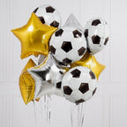 Soccer Party Balloon Garland Arch Kit Green Black Balloon For Football Party Decoration Air Gobos Kids Toys World Cup Supplies - Originalsgroup