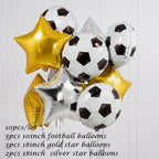Soccer Party Balloon Garland Arch Kit Green Black Balloon For Football Party Decoration Air Gobos Kids Toys World Cup Supplies - Originalsgroup