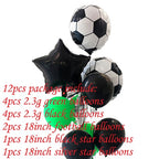 Soccer Party Balloon Garland Arch Kit Green Black Balloon For Football Party Decoration Air Gobos Kids Toys World Cup Supplies - Originalsgroup