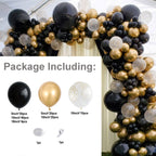White Gold Balloons Garland Arch Kit Chorme Gold Metal Polka Dot Latex Balloons Wedding Birthday Baby Shower Party Decorations - Originalsgroup
