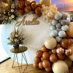 Cream Coffee Brown Balloon Garland Arch Kit 1st Birthday Party Decorations Kids Latex Baloon Baby Shower Teddy Bear Theme Ballon - Originalsgroup